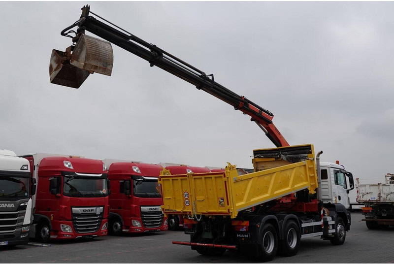 Scania TGS 33.360 / 6x4 / WYWROTKA + HDS PALFINGER PK 15 500 wysów 10m - شاحنة قلاب, شاحنة كرين: صورة 4 Scania TGS 33.360 / 6x4 / WYWROTKA + HDS PALFINGER PK 15 500 wysów 10m - شاحنة قلاب, شاحنة كرين: صورة 4