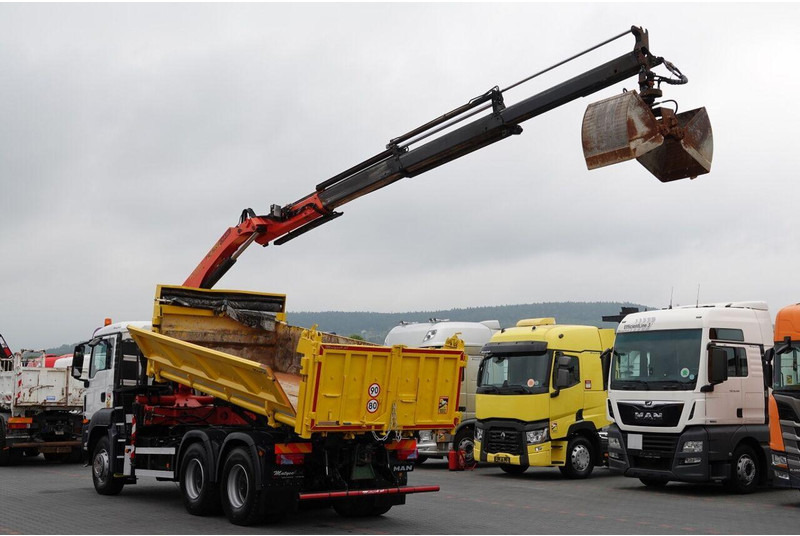 Scania TGS 33.360 / 6x4 / WYWROTKA + HDS PALFINGER PK 15 500 wysów 10m - شاحنة قلاب, شاحنة كرين: صورة 3 Scania TGS 33.360 / 6x4 / WYWROTKA + HDS PALFINGER PK 15 500 wysów 10m - شاحنة قلاب, شاحنة كرين: صورة 3