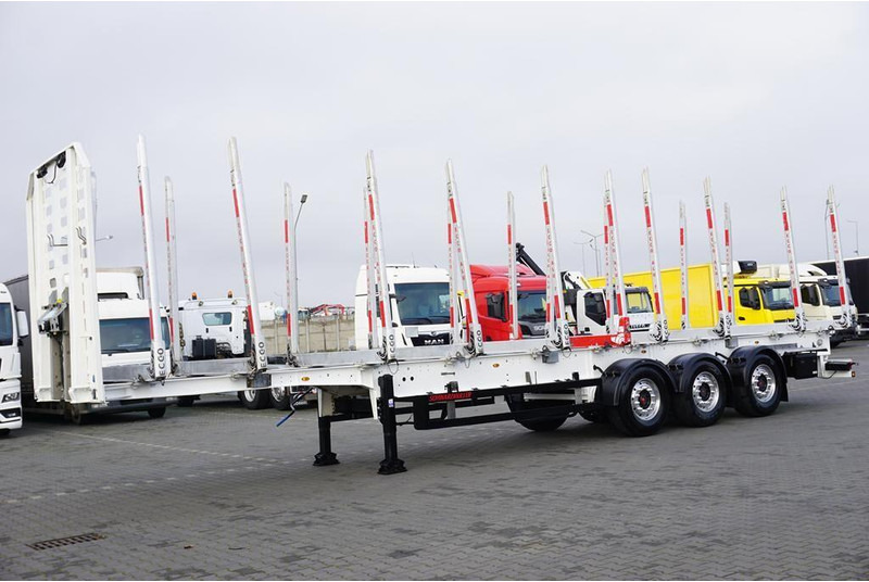 Schwarzmüller / KŁONICOWA / DO DREWNA WAGA 5 700 KG / OŚ PODNOSZONA - مقطورة اخشاب: صورة 3 Schwarzmüller / KŁONICOWA / DO DREWNA WAGA 5 700 KG / OŚ PODNOSZONA - مقطورة اخشاب: صورة 3