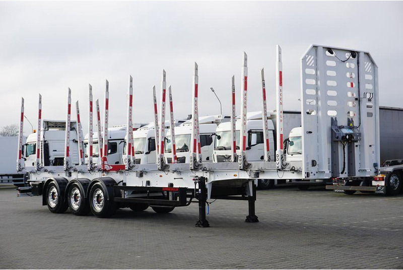 Schwarzmüller / KŁONICOWA / DO DREWNA WAGA 5 700 KG / OŚ PODNOSZONA - مقطورة اخشاب: صورة 2 Schwarzmüller / KŁONICOWA / DO DREWNA WAGA 5 700 KG / OŚ PODNOSZONA - مقطورة اخشاب: صورة 2