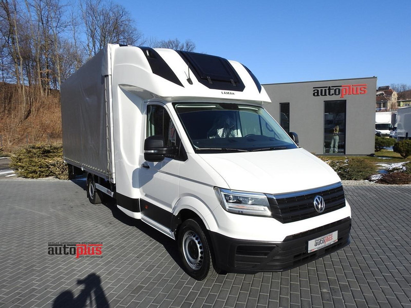 Volkswagen CRAFTER PLANDEKA 10 PALET WEBASTO TEMPOMAT KLIMATYZACJA LEDY PNE - شاحنة ستارة جانبية: صورة 1 Volkswagen CRAFTER PLANDEKA 10 PALET WEBASTO TEMPOMAT KLIMATYZACJA LEDY PNE - شاحنة ستارة جانبية: صورة 1
