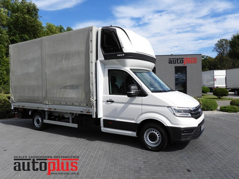Volkswagen CRAFTER PLANDEKA WINDA 8 PALET WEBASTO TEMPOMAT LEDY KLIMATYZACJ - شاحنة ستارة جانبية: صورة 1 Volkswagen CRAFTER PLANDEKA WINDA 8 PALET WEBASTO TEMPOMAT LEDY KLIMATYZACJ - شاحنة ستارة جانبية: صورة 1