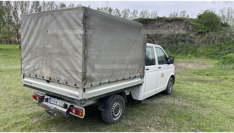 Volkswagen Transporter T5 Doka curtain side - شاحنة ستارة جانبية, الشاحنات الصغيرة كابينة مزدوجة: صورة 3 Volkswagen Transporter T5 Doka curtain side - شاحنة ستارة جانبية, الشاحنات الصغيرة كابينة مزدوجة: صورة 3