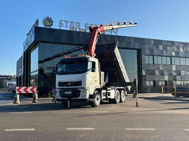 Volvo FH 460 6x4H PALFINGER PK 27002 Crane Tipper 5th - شاحنة قلاب, شاحنة كرين: صورة 1 Volvo FH 460 6x4H PALFINGER PK 27002 Crane Tipper 5th - شاحنة قلاب, شاحنة كرين: صورة 1