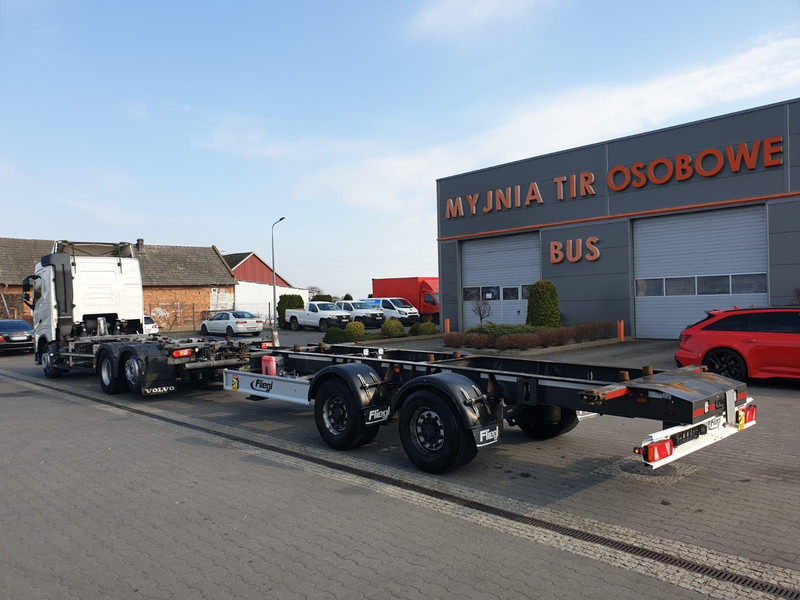 Volvo FH 460 EURO 6 BDF SWAP CHASSIS + TRAILER FLIEGL TWP180 - شاحنة هيكل كابينة: صورة 5 Volvo FH 460 EURO 6 BDF SWAP CHASSIS + TRAILER FLIEGL TWP180 - شاحنة هيكل كابينة: صورة 5