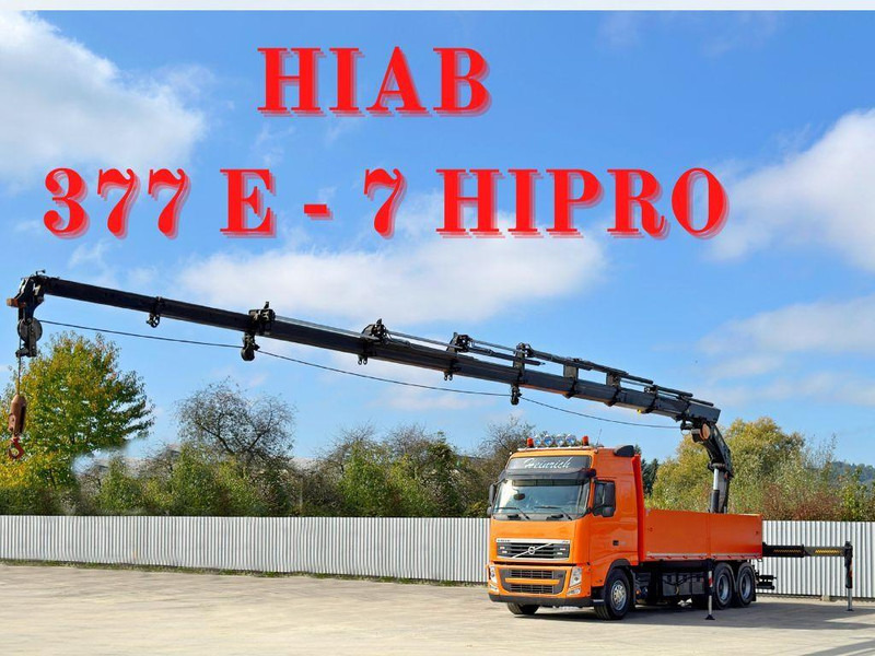 Volvo FH 460 * HIAB 377 E - 7 HIPRO + FUNK * 6x4 - شاحنات مسطحة, شاحنة كرين: صورة 1 Volvo FH 460 * HIAB 377 E - 7 HIPRO + FUNK * 6x4 - شاحنات مسطحة, شاحنة كرين: صورة 1
