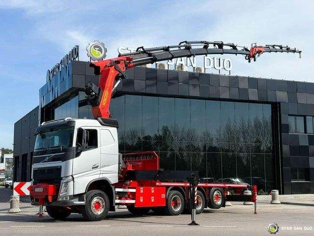 Volvo FH 500 8x4*4 PK65002 Fly JIB Crane 7456 h Winch - شاحنات مسطحة, شاحنة كرين: صورة 1 Volvo FH 500 8x4*4 PK65002 Fly JIB Crane 7456 h Winch - شاحنات مسطحة, شاحنة كرين: صورة 1