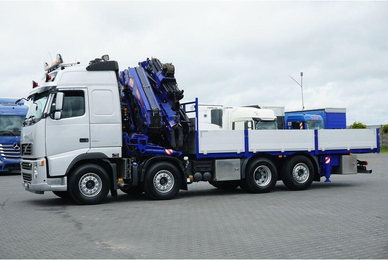 Volvo FH / 520 / 8 X 2 / SKRZYNIOWY + HDS / PM 85 SP + JIB J 1204 / WY - شاحنات مسطحة, شاحنة كرين: صورة 5 Volvo FH / 520 / 8 X 2 / SKRZYNIOWY + HDS / PM 85 SP + JIB J 1204 / WY - شاحنات مسطحة, شاحنة كرين: صورة 5
