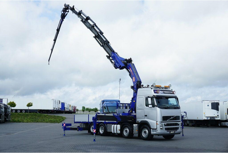Volvo FH / 520 / 8 X 2 / SKRZYNIOWY + HDS / PM 85 SP + JIB J 1204 / WY - شاحنات مسطحة, شاحنة كرين: صورة 1 Volvo FH / 520 / 8 X 2 / SKRZYNIOWY + HDS / PM 85 SP + JIB J 1204 / WY - شاحنات مسطحة, شاحنة كرين: صورة 1