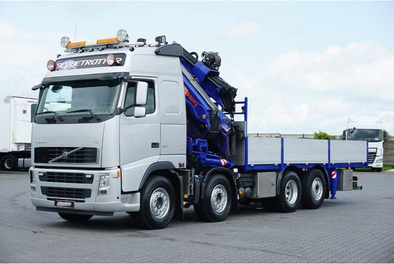 Volvo FH / 520 / 8 X 2 / SKRZYNIOWY + HDS / PM 85 SP + JIB J 1204 / WY - شاحنات مسطحة, شاحنة كرين: صورة 3 Volvo FH / 520 / 8 X 2 / SKRZYNIOWY + HDS / PM 85 SP + JIB J 1204 / WY - شاحنات مسطحة, شاحنة كرين: صورة 3
