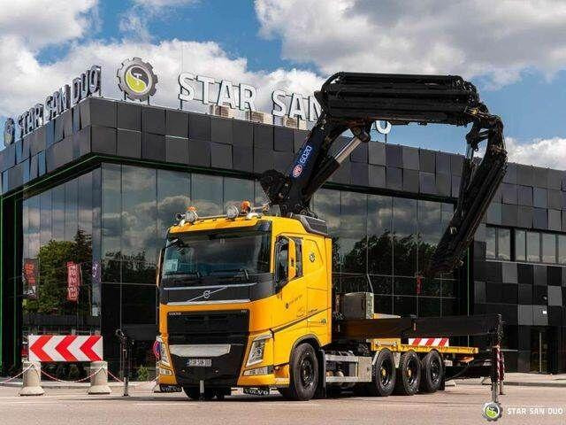 Volvo FH 540 8x4 HMF 6020 Fly Jib Winch - شاحنات مسطحة, شاحنة كرين: صورة 5 Volvo FH 540 8x4 HMF 6020 Fly Jib Winch - شاحنات مسطحة, شاحنة كرين: صورة 5