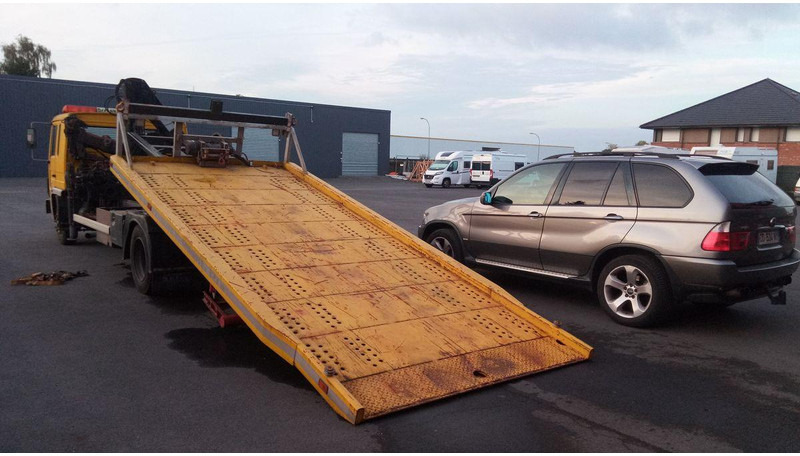 Volvo FL611 Car transporter + crane Hiab 071 - شاحنة نقل سيارات شاحنة: صورة 3 Volvo FL611 Car transporter + crane Hiab 071 - شاحنة نقل سيارات شاحنة: صورة 3