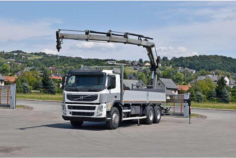 Volvo FM 370 - شاحنات مسطحة, شاحنة كرين: صورة 2 Volvo FM 370 - شاحنات مسطحة, شاحنة كرين: صورة 2
