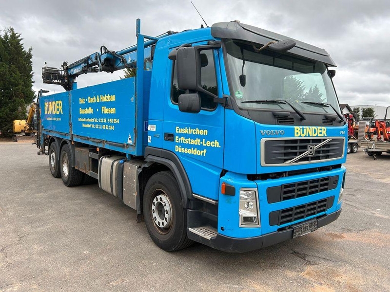 Volvo FM 410 Pritsche mit Kran - شاحنات مسطحة, شاحنة كرين: صورة 1 Volvo FM 410 Pritsche mit Kran - شاحنات مسطحة, شاحنة كرين: صورة 1