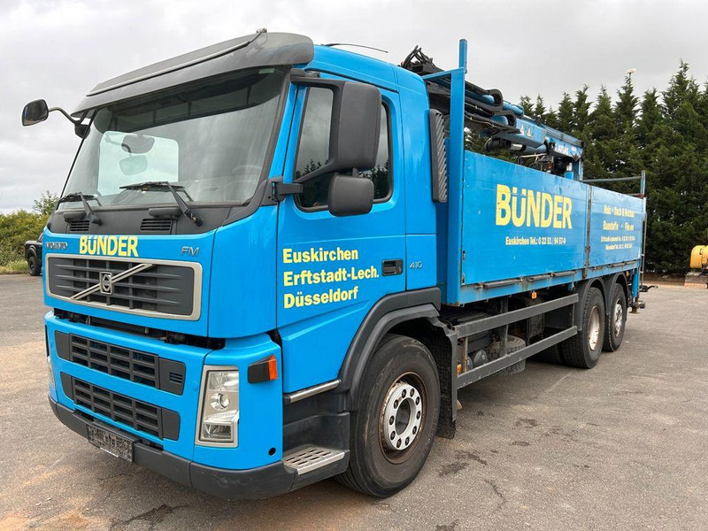 Volvo FM 410 Pritsche mit Kran - شاحنات مسطحة, شاحنة كرين: صورة 2 Volvo FM 410 Pritsche mit Kran - شاحنات مسطحة, شاحنة كرين: صورة 2