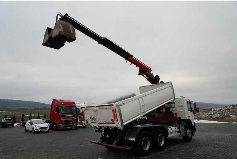 Volvo FMX 380 / 6x4 / WYWROTKA + HDS HMF 1820 K2 / HYDROBURTA / STEROW - شاحنة قلاب, شاحنة كرين: صورة 4 Volvo FMX 380 / 6x4 / WYWROTKA + HDS HMF 1820 K2 / HYDROBURTA / STEROW - شاحنة قلاب, شاحنة كرين: صورة 4