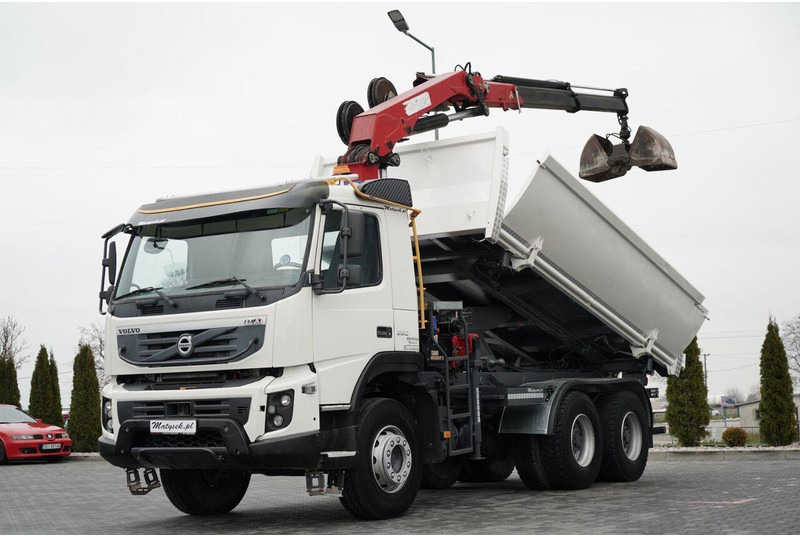Volvo FMX 380 / 6x4 / WYWROTKA + HDS HMF 1820 K2 / HYDROBURTA / STEROW - شاحنة قلاب, شاحنة كرين: صورة 1 Volvo FMX 380 / 6x4 / WYWROTKA + HDS HMF 1820 K2 / HYDROBURTA / STEROW - شاحنة قلاب, شاحنة كرين: صورة 1