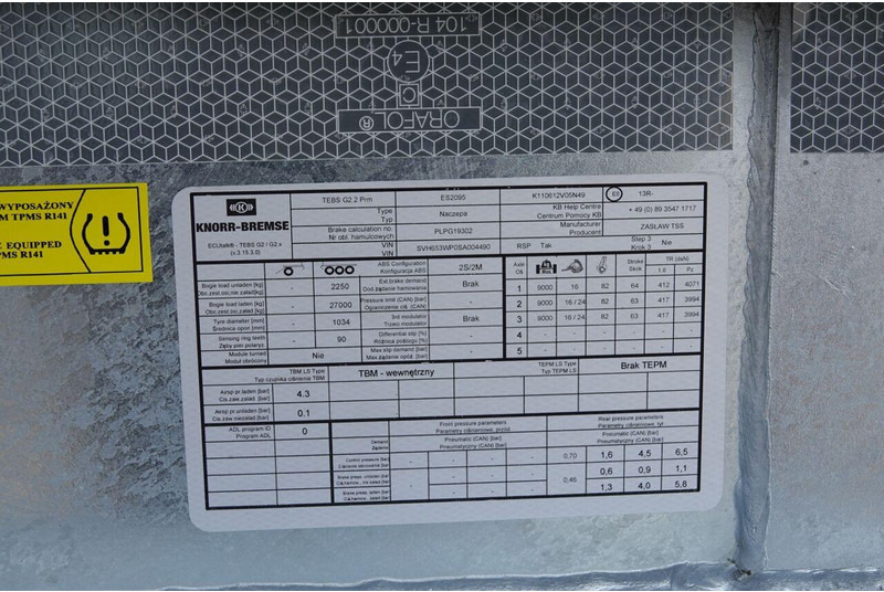 قلابة نصف مقطورة نصف مقطورة قلابة ZASŁAW WYWROTKA 24 m3 / FABRYCZNIE NOWA / STALOWA / RYNNA WANNA HP / 20: صورة 20 قلابة نصف مقطورة نصف مقطورة قلابة ZASŁAW WYWROTKA 24 m3 / FABRYCZNIE NOWA / STALOWA / RYNNA WANNA HP / 20: صورة 20