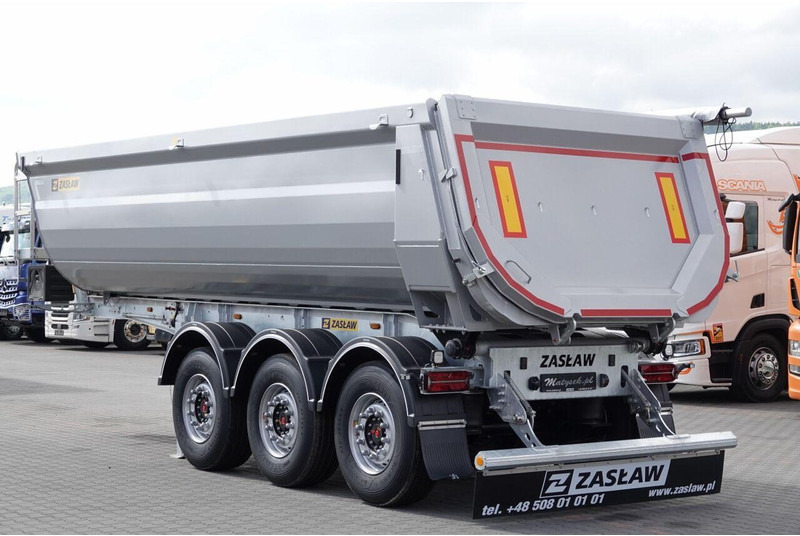 جديدة قلابة نصف مقطورة نصف مقطورة قلابة ZASŁAW WYWROTKA 26 m3 / FABRYCZNIE NOWA / STALOWA / RYNNA WANNA HP / OŚ: صورة 6