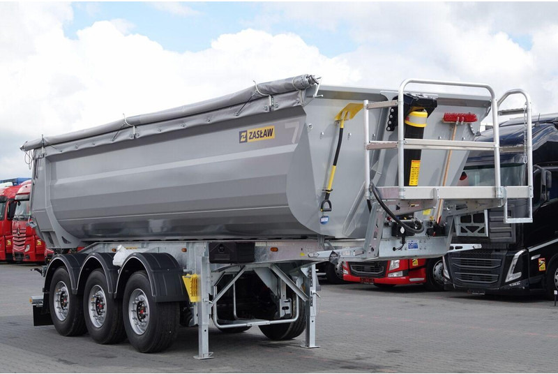 ZASŁAW WYWROTKA 26 m3 / FABRYCZNIE NOWA / STALOWA / RYNNA WANNA HP / OŚ - قلابة نصف مقطورة نصف مقطورة قلابة: صورة 1 ZASŁAW WYWROTKA 26 m3 / FABRYCZNIE NOWA / STALOWA / RYNNA WANNA HP / OŚ - قلابة نصف مقطورة نصف مقطورة قلابة: صورة 1