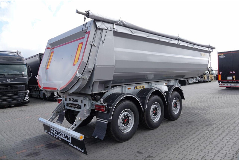 جديدة قلابة نصف مقطورة نصف مقطورة قلابة ZASŁAW WYWROTKA 26 m3 / FABRYCZNIE NOWA / STALOWA / RYNNA WANNA HP / OŚ: صورة 7