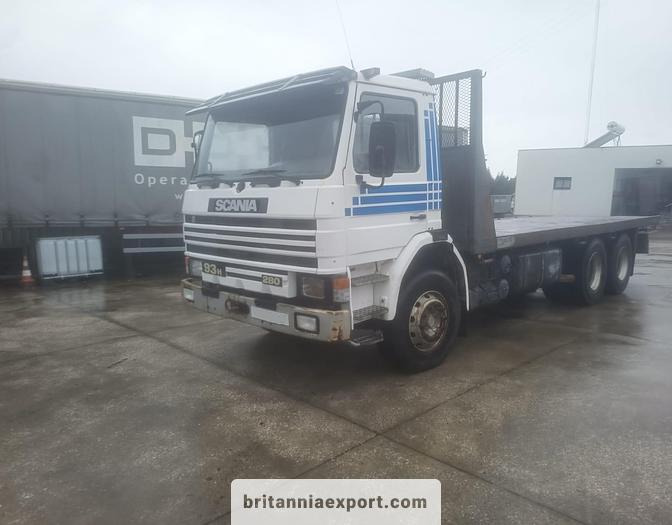 SCANIA P93H 280 6x2 10 Tyres Flatbed Truck – 26 Ton | On springs - شاحنات مسطحة: صورة 3 SCANIA P93H 280 6x2 10 Tyres Flatbed Truck – 26 Ton | On springs - شاحنات مسطحة: صورة 3