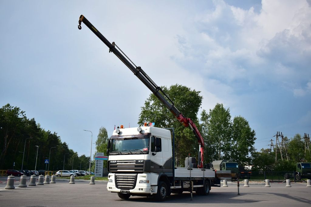 DAF XF 105.410 4x2 FASSI F 190 Trailer - شاحنة كرين, شاحنات مسطحة: صورة 4 DAF XF 105.410 4x2 FASSI F 190 Trailer - شاحنة كرين, شاحنات مسطحة: صورة 4