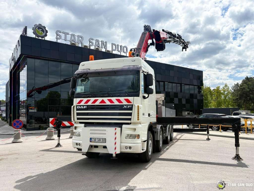 DAF XF 105.510 8x4 FASSI F800 XP Crane Fifth wheel - وحدة جر: صورة 5 DAF XF 105.510 8x4 FASSI F800 XP Crane Fifth wheel - وحدة جر: صورة 5