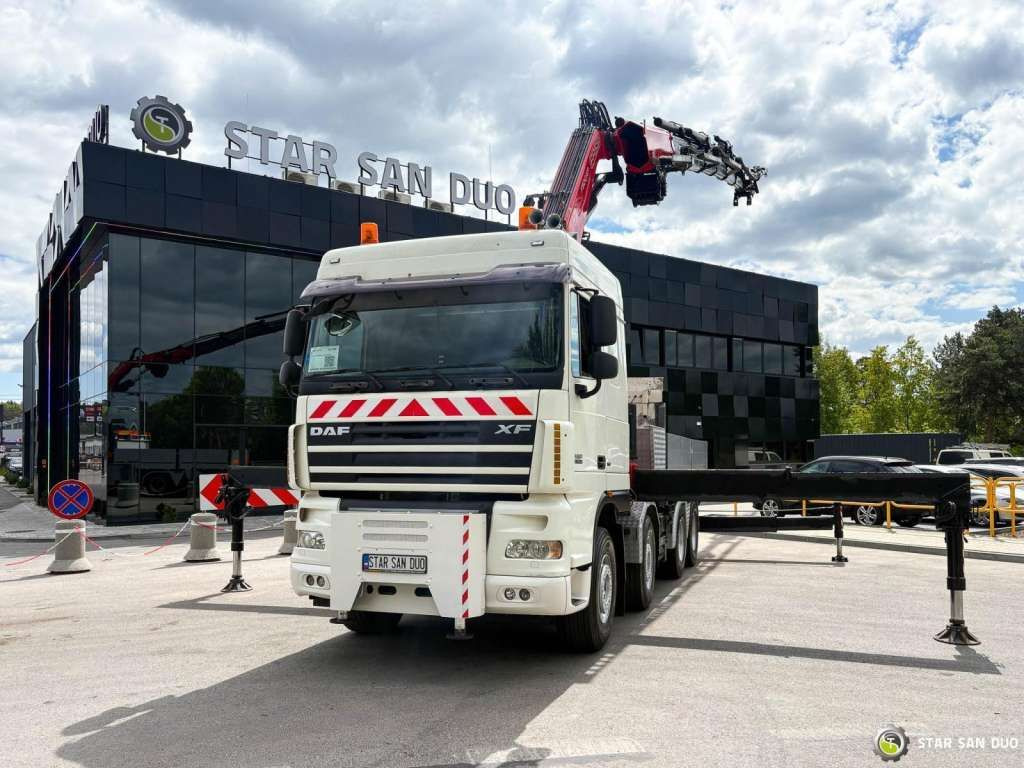 DAF XF 105.510 8x4 FASSI F800 XP Crane Fifth wheel - شاحنة كرين: صورة 5 DAF XF 105.510 8x4 FASSI F800 XP Crane Fifth wheel - شاحنة كرين: صورة 5