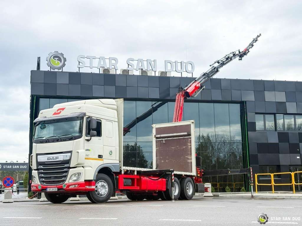 DAF XF 440 6x2 Fassi F365 FLY JIBCranePallet Grippe - شاحنة كرين: صورة 1 DAF XF 440 6x2 Fassi F365 FLY JIBCranePallet Grippe - شاحنة كرين: صورة 1