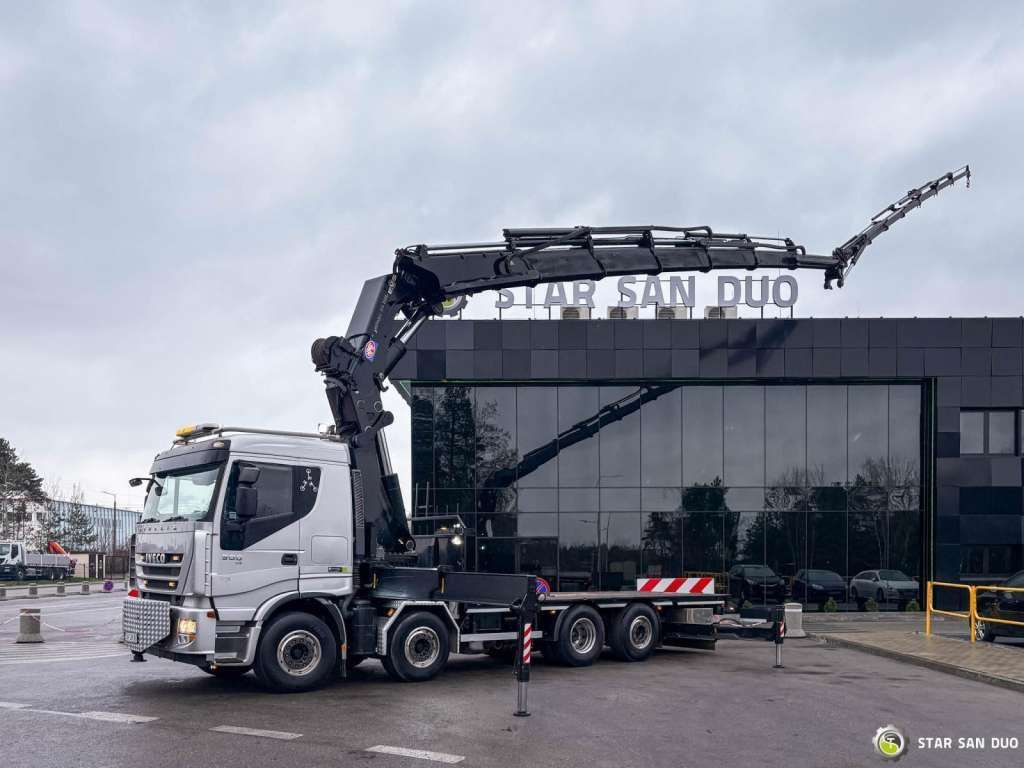 Iveco STRALIS AS320S50Y 8x2 HMF 8520-0K6 FLY JIB Winc - شاحنة كرين: صورة 3 Iveco STRALIS AS320S50Y 8x2 HMF 8520-0K6 FLY JIB Winc - شاحنة كرين: صورة 3