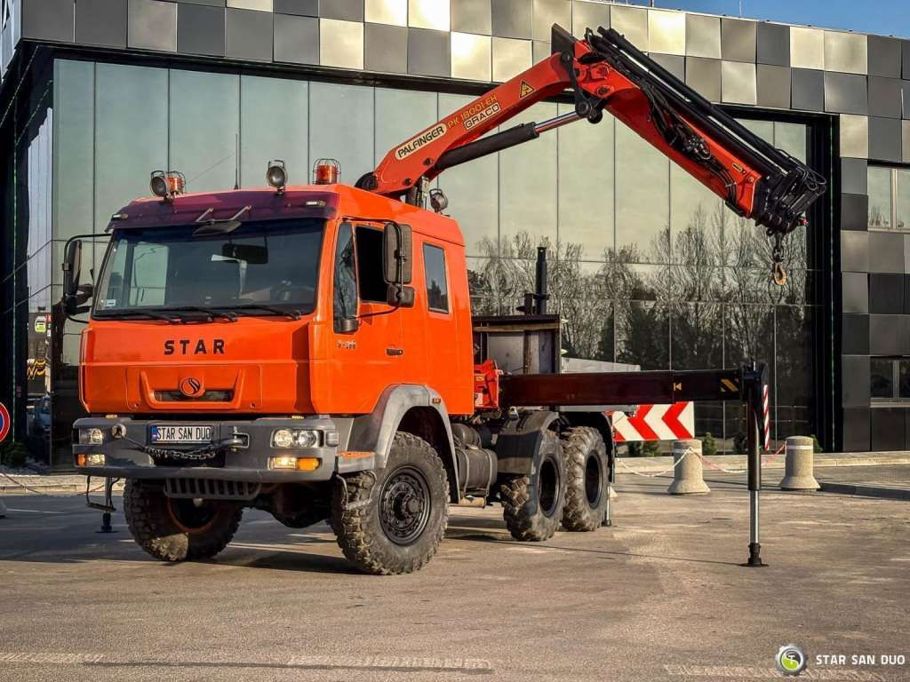 جديدة شاحنة كرين MAN STAR 266 MAN 6x6 PALFINGER PK 18001 Crane Kran: صورة 11