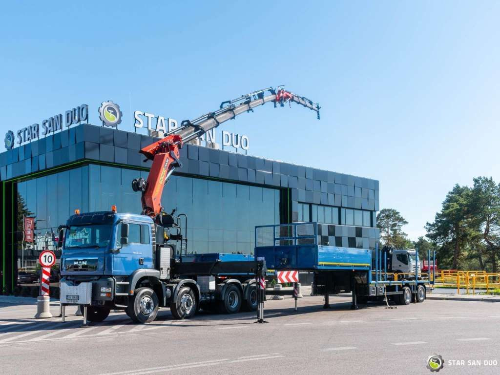 MAN TGA 35.440 8X6H PALFINGER 60002 Semi-trailer - شاحنة كرين: صورة 3 MAN TGA 35.440 8X6H PALFINGER 60002 Semi-trailer - شاحنة كرين: صورة 3