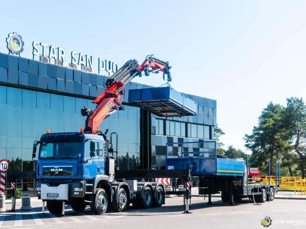 MAN TGA 35.440 8X6H PALFINGER 60002 Semi-trailer - شاحنة كرين: صورة 1 MAN TGA 35.440 8X6H PALFINGER 60002 Semi-trailer - شاحنة كرين: صورة 1