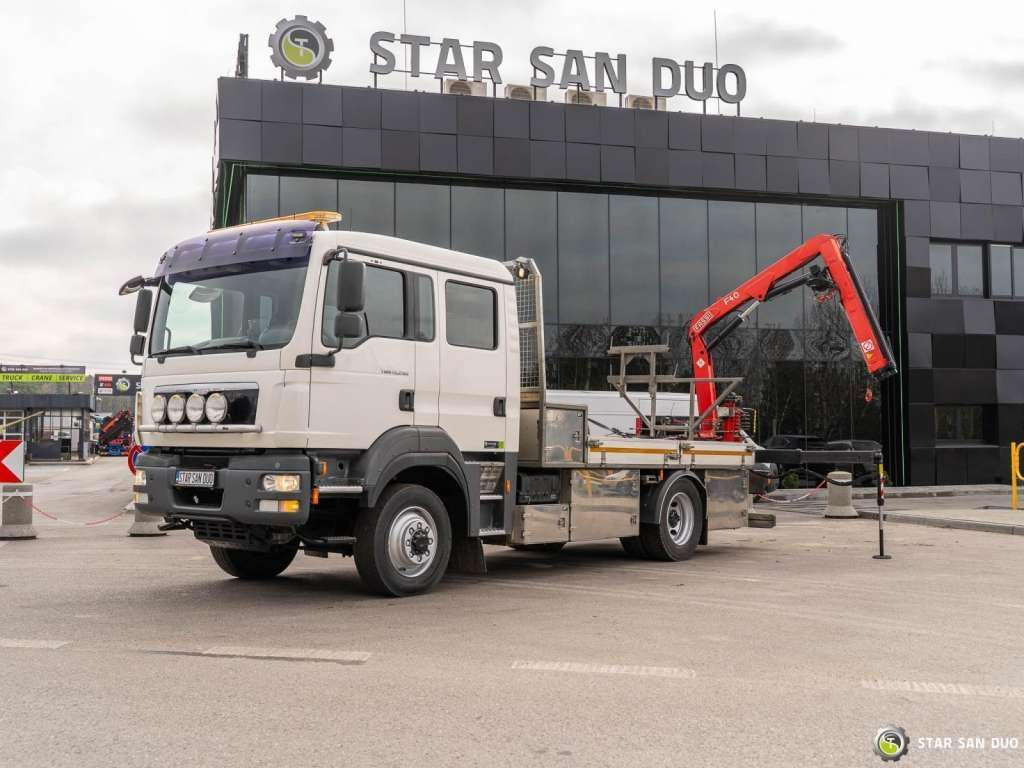 MAN TGM 13.290 4x4 FASSI F40B22 Crane Camper DOKA - شاحنة كرين: صورة 1 MAN TGM 13.290 4x4 FASSI F40B22 Crane Camper DOKA - شاحنة كرين: صورة 1
