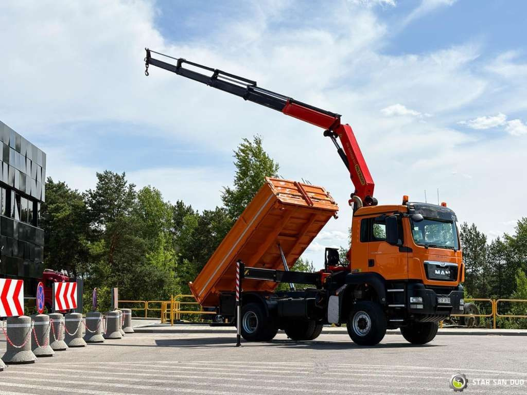 MAN TGS 18.480 4x4 PALFINGER PK 22002 Crane Kipper - شاحنة كرين: صورة 2 MAN TGS 18.480 4x4 PALFINGER PK 22002 Crane Kipper - شاحنة كرين: صورة 2