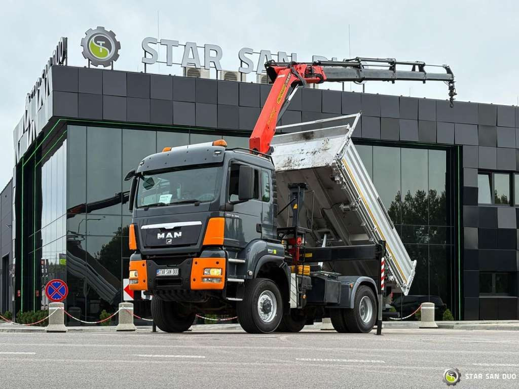 MAN TGS 18.480 PALFINGER PK 16502 HDS Crane,Kipper - شاحنة كرين: صورة 1 MAN TGS 18.480 PALFINGER PK 16502 HDS Crane,Kipper - شاحنة كرين: صورة 1