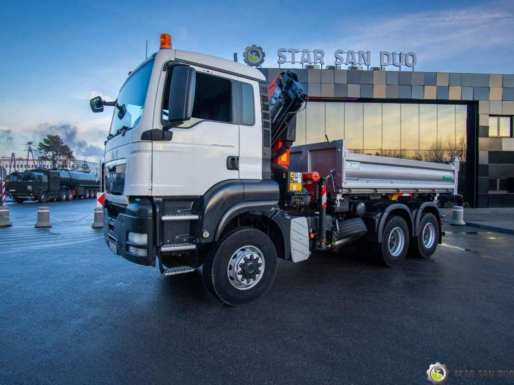 MAN TGS 26.360 6x6 PALFINGER PK 18001 EH Crane Kipe - شاحنة قلاب: صورة 2 MAN TGS 26.360 6x6 PALFINGER PK 18001 EH Crane Kipe - شاحنة قلاب: صورة 2