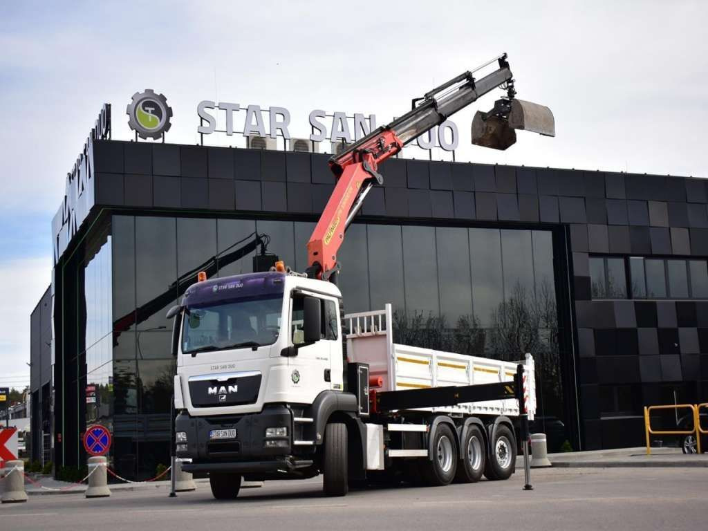 MAN TGS 35.400 8X4 PALFINGER PK 33002 CRANE KIPPER - شاحنة كرين: صورة 5 MAN TGS 35.400 8X4 PALFINGER PK 33002 CRANE KIPPER - شاحنة كرين: صورة 5