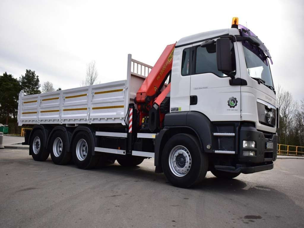 MAN TGS 35.400 8X4 PALFINGER PK 33002 CRANE KIPPER - شاحنة قلاب: صورة 3 MAN TGS 35.400 8X4 PALFINGER PK 33002 CRANE KIPPER - شاحنة قلاب: صورة 3