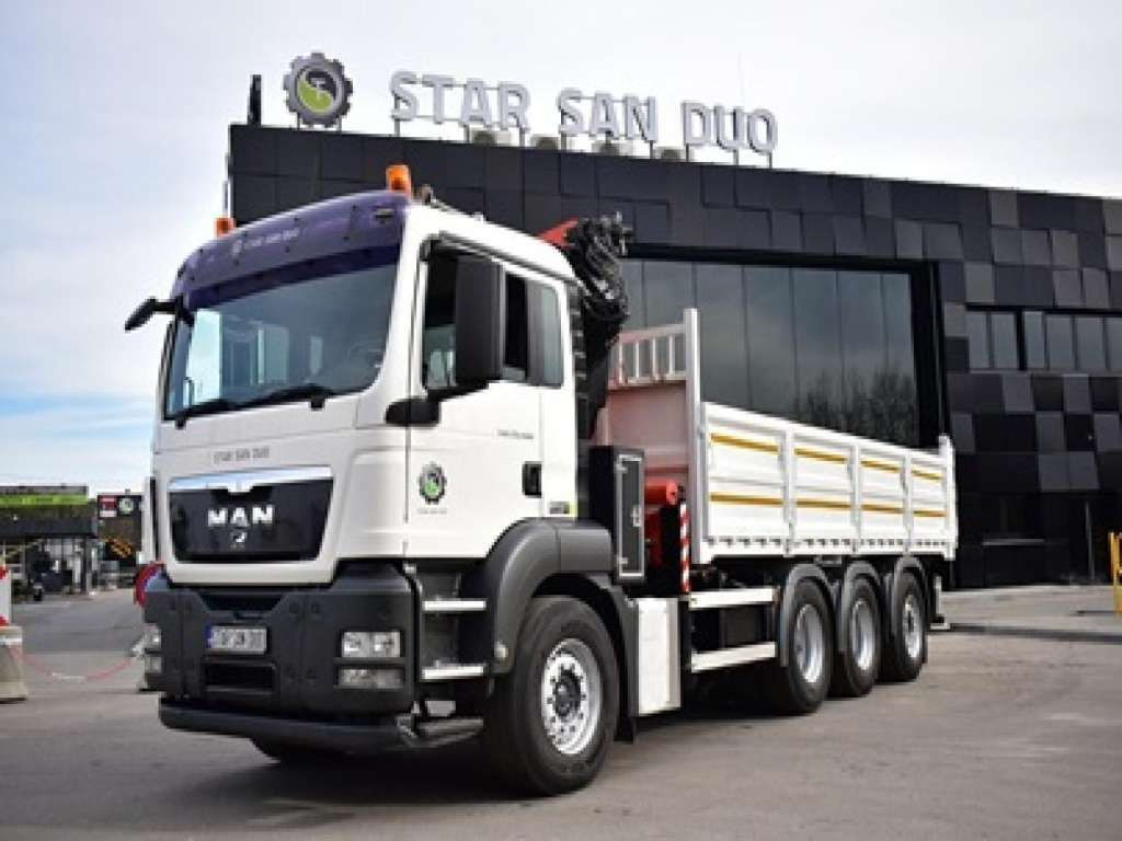 MAN TGS 35.400 8X4 PALFINGER PK 33002 CRANE KIPPER - شاحنة قلاب: صورة 4 MAN TGS 35.400 8X4 PALFINGER PK 33002 CRANE KIPPER - شاحنة قلاب: صورة 4