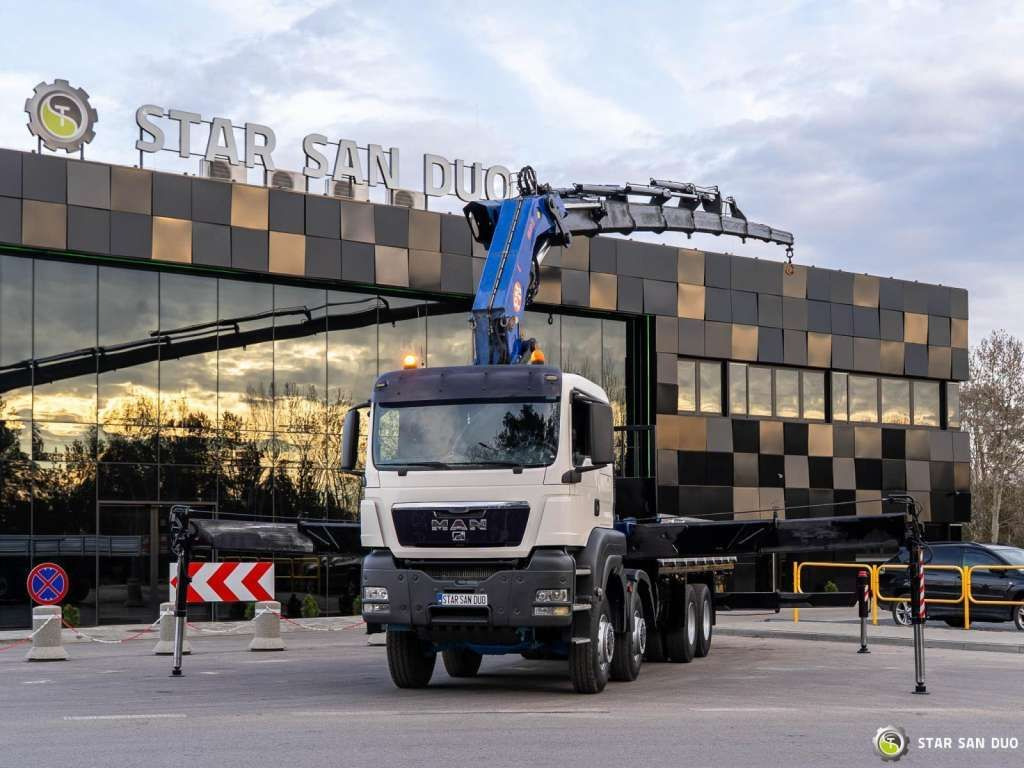MAN TGS 41.480 8x8 PM 85SP HDS Crane - شاحنة كرين: صورة 1 MAN TGS 41.480 8x8 PM 85SP HDS Crane - شاحنة كرين: صورة 1