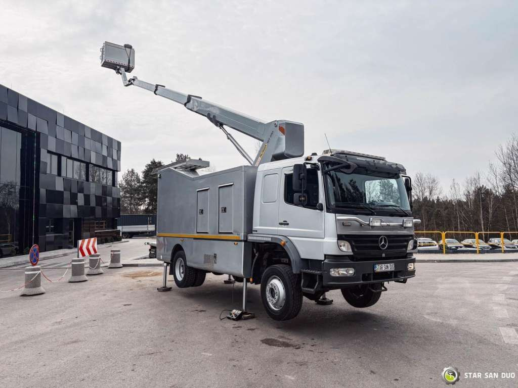 Mercedes-Benz 1529 4x4 Atego Lift Palfinger Wumag WT 230 - منصة تلسكوبية محمولة على شاحنة: صورة 5 Mercedes-Benz 1529 4x4 Atego Lift Palfinger Wumag WT 230 - منصة تلسكوبية محمولة على شاحنة: صورة 5