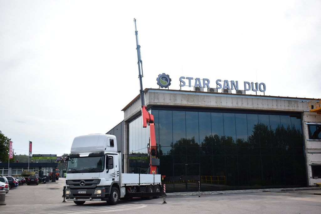 Mercedes-Benz ACTROS 2546 6x2 Palfinger PK 50002 EURO 5 Cran . - شاحنة كرين, شاحنات مسطحة: صورة 1 Mercedes-Benz ACTROS 2546 6x2 Palfinger PK 50002 EURO 5 Cran . - شاحنة كرين, شاحنات مسطحة: صورة 1