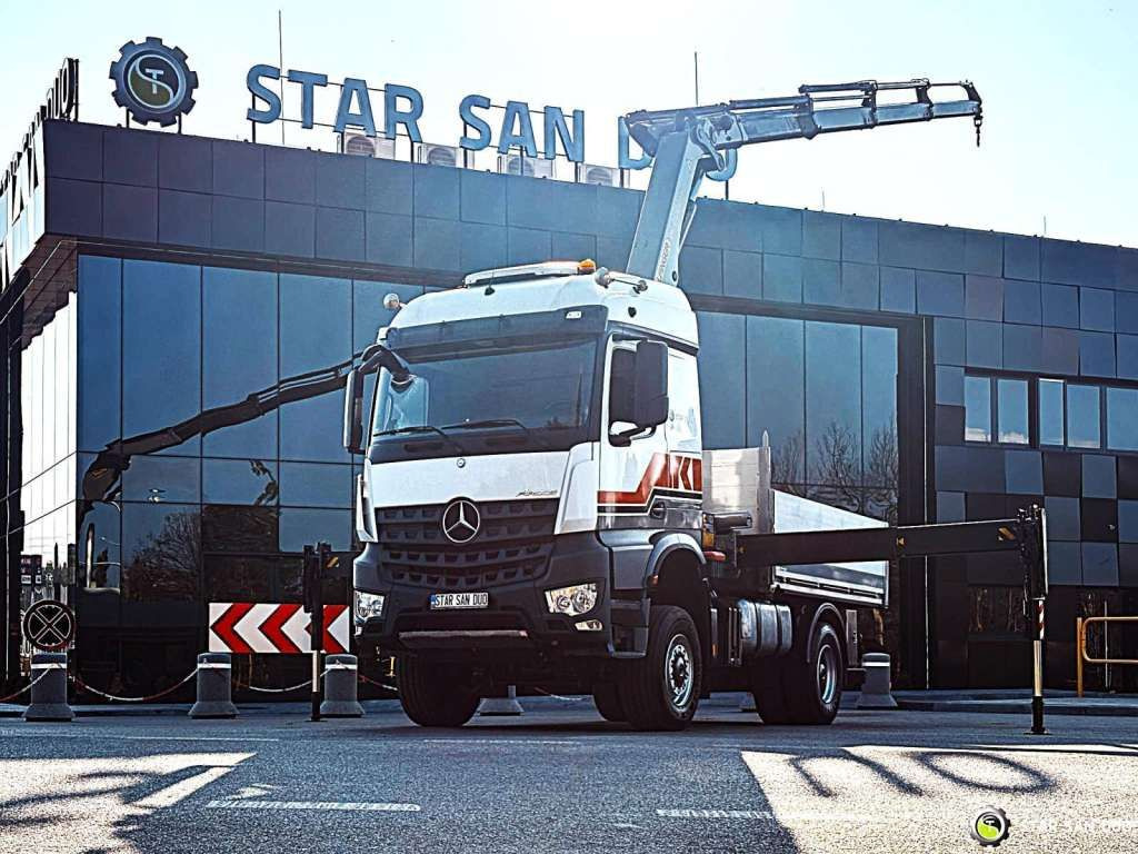Mercedes-Benz  AROCS 1851 PALFINGER PK 20002 Crane Kran - شاحنة كرين: صورة 1 Mercedes-Benz  AROCS 1851 PALFINGER PK 20002 Crane Kran - شاحنة كرين: صورة 1