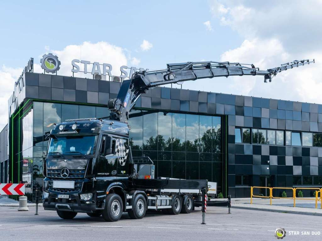 Mercedes-Benz AROCS 3251 8x4 HMF 8520 Fly Jib Winch - شاحنة كرين: صورة 3 Mercedes-Benz AROCS 3251 8x4 HMF 8520 Fly Jib Winch - شاحنة كرين: صورة 3