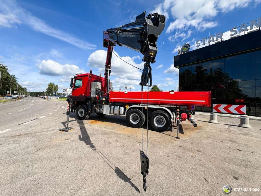 Mercedes-Benz AROCS 3345 6x6 HMF 3220 Winch Crane tipper - شاحنة كرين: صورة 4 Mercedes-Benz AROCS 3345 6x6 HMF 3220 Winch Crane tipper - شاحنة كرين: صورة 4
