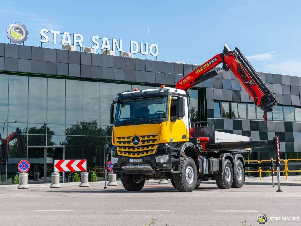 Mercedes-Benz AROCS 3345 6x6 PALFINGER PK 33002 Euro 6 Crane - شاحنة كرين: صورة 5 Mercedes-Benz AROCS 3345 6x6 PALFINGER PK 33002 Euro 6 Crane - شاحنة كرين: صورة 5
