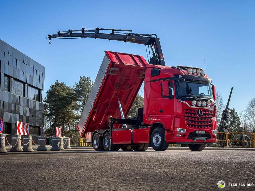 Mercedes-Benz AROCS 3358L 6x4 HIAB 192X-HIPRO E-6 Crane Kippe - شاحنة قلاب: صورة 3 Mercedes-Benz AROCS 3358L 6x4 HIAB 192X-HIPRO E-6 Crane Kippe - شاحنة قلاب: صورة 3