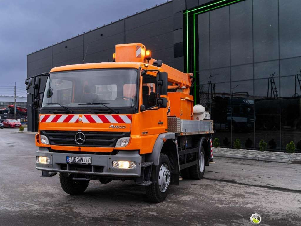 Mercedes-Benz ATEGO 1018 WUMAG WT 170 Platform Lift 17m - منصة تلسكوبية محمولة على شاحنة: صورة 1 Mercedes-Benz ATEGO 1018 WUMAG WT 170 Platform Lift 17m - منصة تلسكوبية محمولة على شاحنة: صورة 1